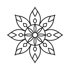 vector illustration of a flower