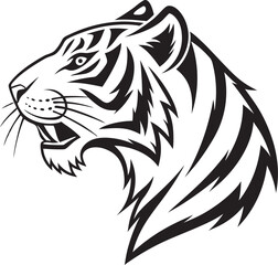 Head of a tiger icon	