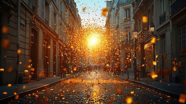 Golden Hour in Paris: A Magical Autumn Sunset
