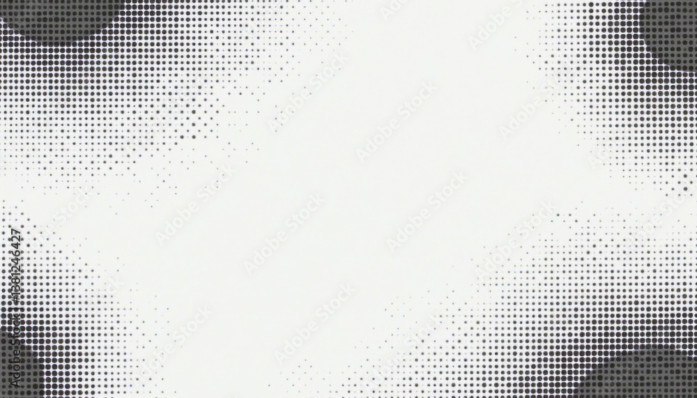 Aufkleber Abstract black and white dotted pattern design for backgrounds  