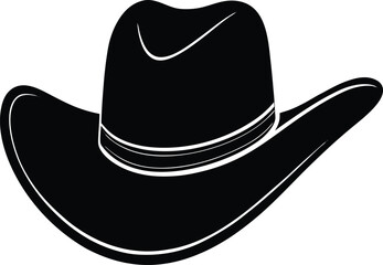 black cowboy hat