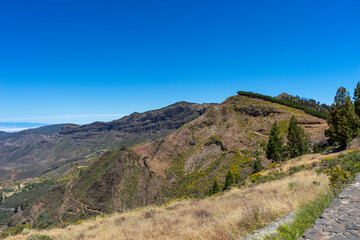 Mountains and valleys of Gran Canaria island, Spain