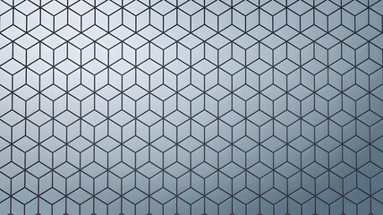 A graphic cubic pattern with a modern and elegant geometric layout background.
