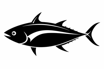 Obraz premium trout sihouette black vector