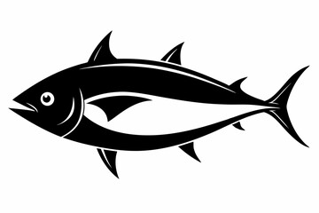 trout sihouette black vector