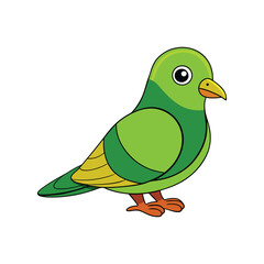  Detailed African Green Pigeon Depiction