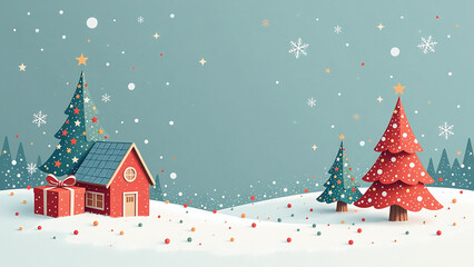 beautiful modern christmas cards minimalist designs festive patterns decorations gift