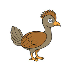  Colorful Representation of Albert's Lyrebird