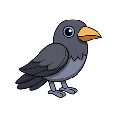  Vivid American Crow Bird Design