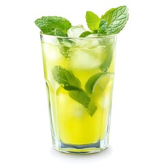 A Glass of Refreshing Nimbu Pani Indian Lemonade