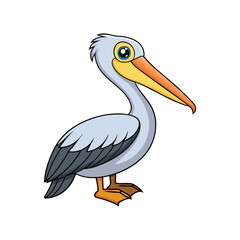Fototapeta premium Vivid Australian Pelican Bird Design