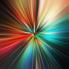 Colorful zoom motion effect. Abstract background. Color lines. Colored texture backdrop and banner. Multi color gradient pattern and textured wallpaper.