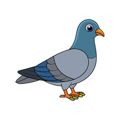  Detailed Band-Tailed Pigeon Depiction
