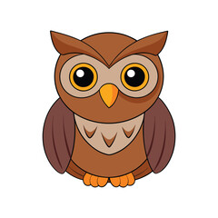  Stunning Bearded Screech Owl Colorful Illustration