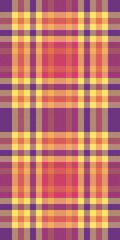 Event plaid vector tartan, mixed seamless textile pattern. Greeting check fabric background texture in red and yellow colors.