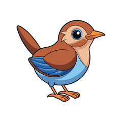  Colorful Representation of Bewick's Wren