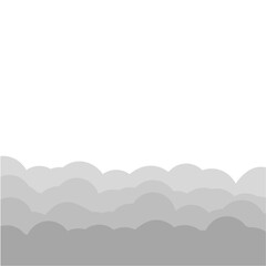 grey clouds illustration