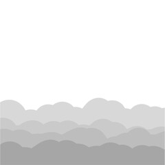 grey clouds illustration