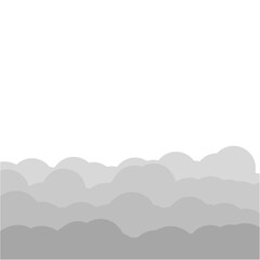 grey clouds illustration