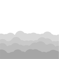 grey clouds illustration