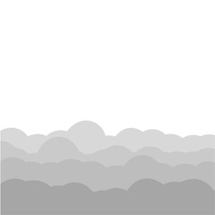 grey clouds illustration