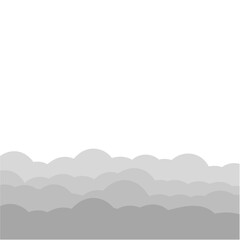 grey clouds illustration