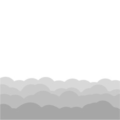 grey clouds illustration