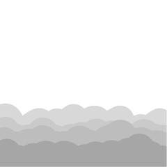 Obraz premium grey clouds illustration