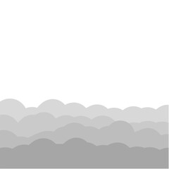 grey clouds illustration