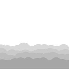 grey clouds illustration