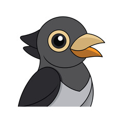  Detailed Black-Headed BerryEater Depiction