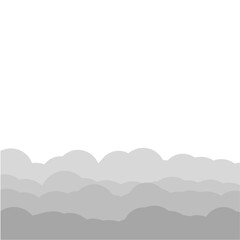 grey clouds illustration