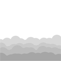 grey clouds illustration