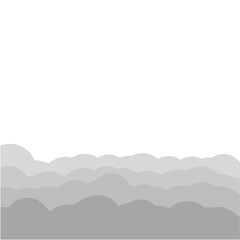 grey clouds illustration