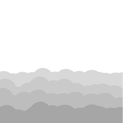 grey clouds illustration