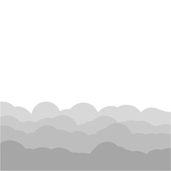 grey clouds illustration