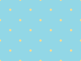 Yellow dots. Seamless vector pattern for design and decoration. 