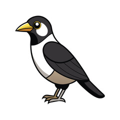  Vibrant Black-throated Saltator Bird Detailed Illustration