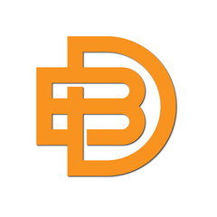 Web line modern color full logo design