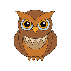  Vibrant Blakiston's Fish Owl Bird Detailed Illustration
