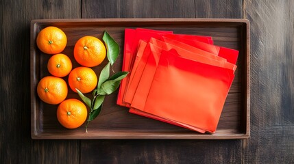 A traditional Chinese feast set on a table with an array of dishes surrounded by red decorations for a festive occasion