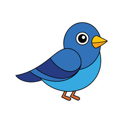  Colorful Representation of Blue Bunting