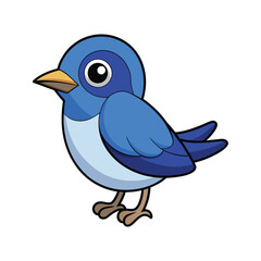  Vivid Blue-Lored Antbird Bird Design