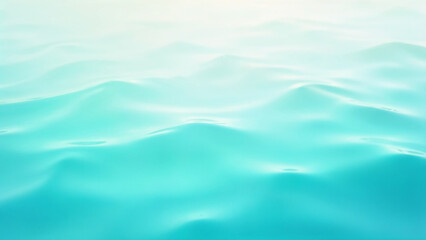 Obraz premium Serene Aqua Ocean Waves in Calm Water Surface Texture Background