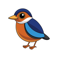  Realistic Bornean Banded Pitta Illustration