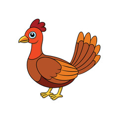  Stunning Bronze-tailed Peacock Pheasant Colorful Illustration