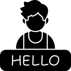 Hello Icon