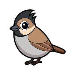  Artistic Carolina Chickadee Bird Vector