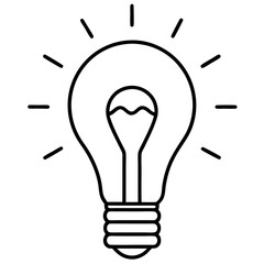 light bulb vector illustration