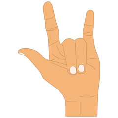 Hand Gesture Illustration